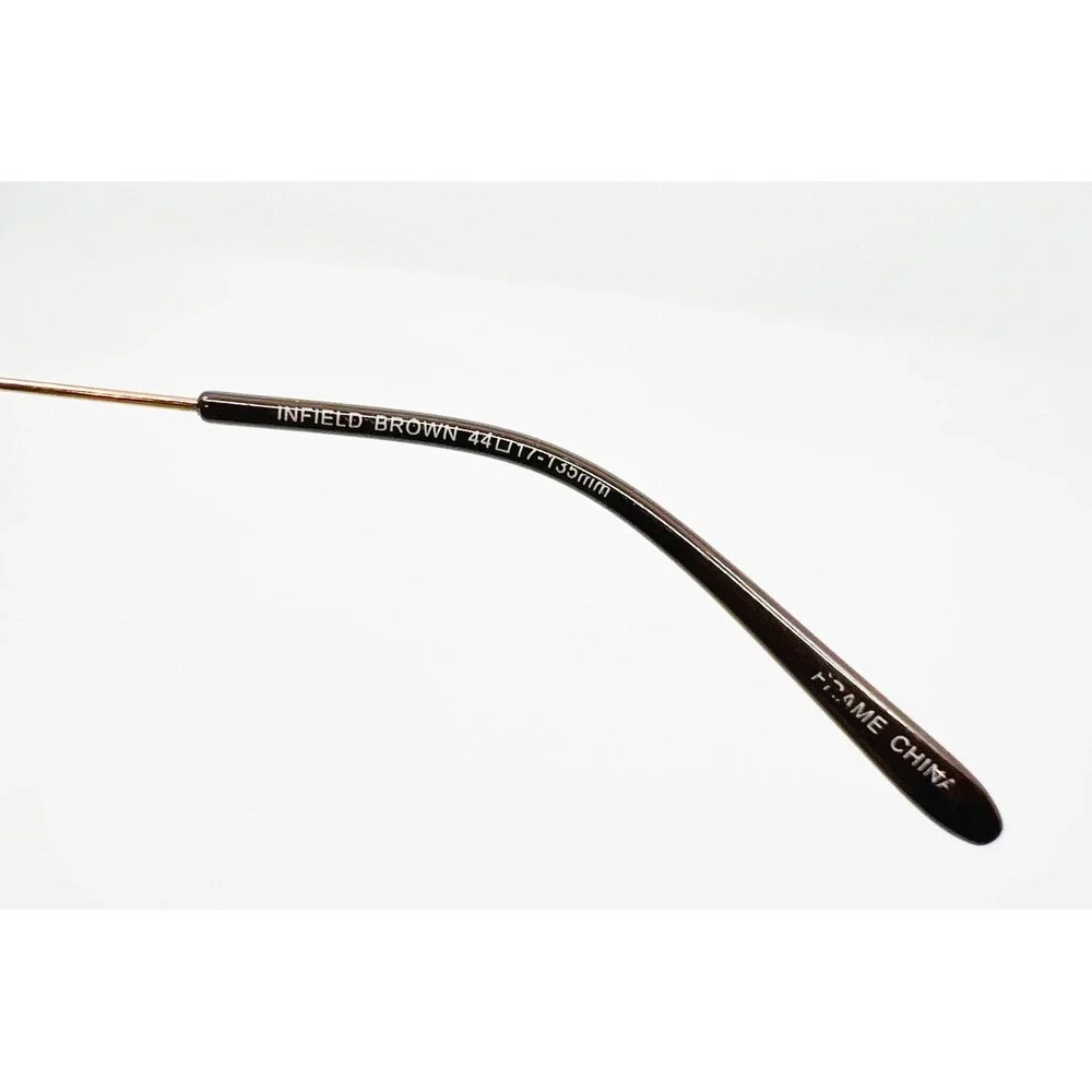 Little League Eyeglass Frames Boys Bronze New Spring Hinge Oval 42-18-125